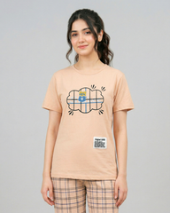 Cloud Comfort Nightsuit Set - Bubble