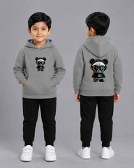 Kids Winter Hoodie Set | Cute Panda Printed