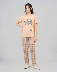 Cloud Comfort Nightsuit Set - Bubble