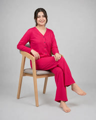 Deep Magenta Aura Lounge Set