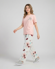 Rosy Blossom Pajama Set