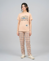 Cloud Comfort Nightsuit Set - Bubble