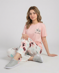 Rosy Blossom Pajama Set