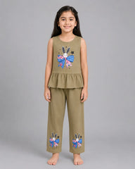 Bunny Bloom Sando Set - Light Brown