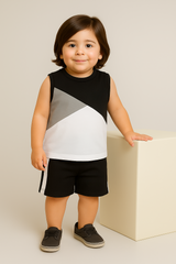 Cool Sleeveless Shorts Set