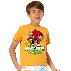 Angry Birds Printed T Shirt For Kids