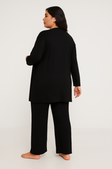 Women’s 3 Piece Nightwear Lounge Set with Colored Butterfly Print | Plus Size Loungewear