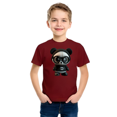 Cute Panda T Shirt For Kids