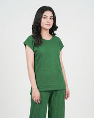 Cozy Core Lounge Set - Forest Green