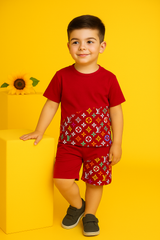 Red LV Great Short Set