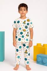 Galaxy Print Kids Pajama Set