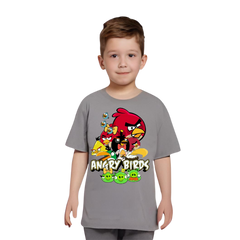 Angry Birds Printed T Shirt For Kids