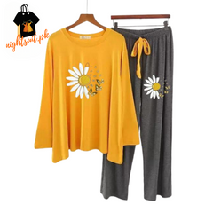 Daisy Flower Printed Loungewear