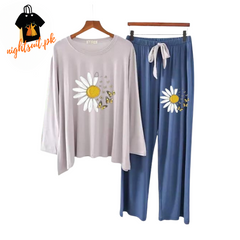 Daisy Flower Printed Loungewear