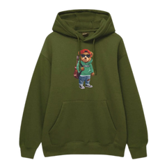 Green Polo Bear Hoodie