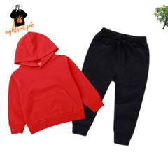 Red Kids Hoodie Set