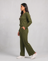Olive Aura Lounge Set
