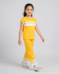 Girls Luxe Pajama Set – Yellow