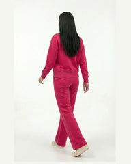 Women’s Vibrant Pink Winter Fleece Tracksuit