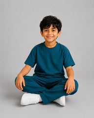 Drop Shoulder Co-Ord Set - Sherwood Green