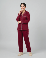 Maroon Classic Dream Lounge Set
