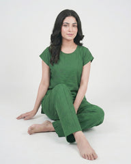 Cozy Core Lounge Set - Forest Green