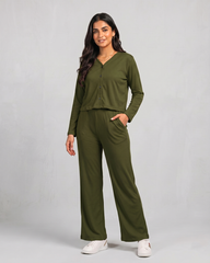 Olive Aura Lounge Set