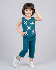 Dark Teal Bow Set