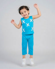Sky Blue Bow Set