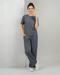 Ease Comfort Pajama Set - Grey