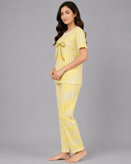 Bow Bliss Nightwear - Yellow