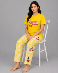 Cherish Today Night Suit - Yellow