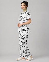 Teddy Pop Night Suit