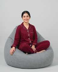 Maroon Classic Dream Lounge Set