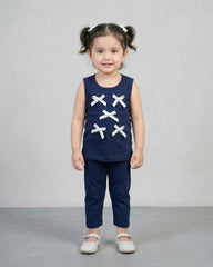 Navy Midnight Bow Set