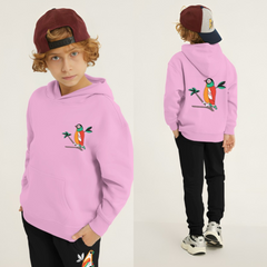 Kids Winter Hoodie Set | Parrot Printed