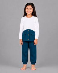 Little Luxe Pocket Pajama Set - Sherwood Green