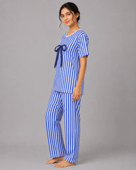 Bow Bliss Nightwear - Blue