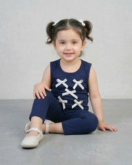 Navy Midnight Bow Set
