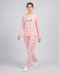 Pink Love Women Pajama Set