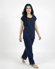 Cozy Core Lounge Set - Navy Blue
