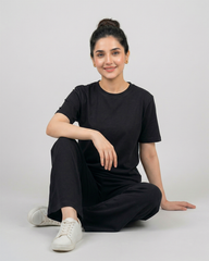 Ease Comfort Pajama Set - Black