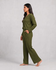 Olive Aura Lounge Set