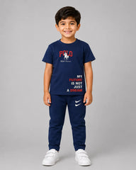 Kids Matching Set | Polo - Navy Blue