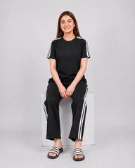 Turkish Panel Lounge Set - Black