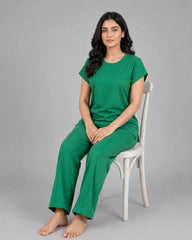 Cozy Core Lounge Set - Forest Green