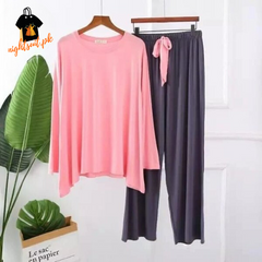 Loose Shirt and Pajama PJ Set Sleepwear