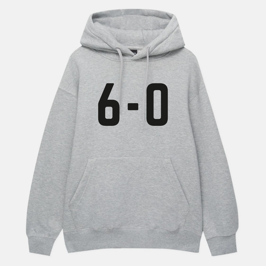 6-0 Puff Vinyl Print Hoodie – Premium Unisex Streetwear