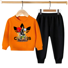 Kids Winter Sweat Shirt Set | Mario + Adidas Printed