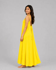 Cami Flow Maxi Dress - Yellow